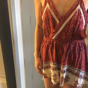 Print Romper with pattern